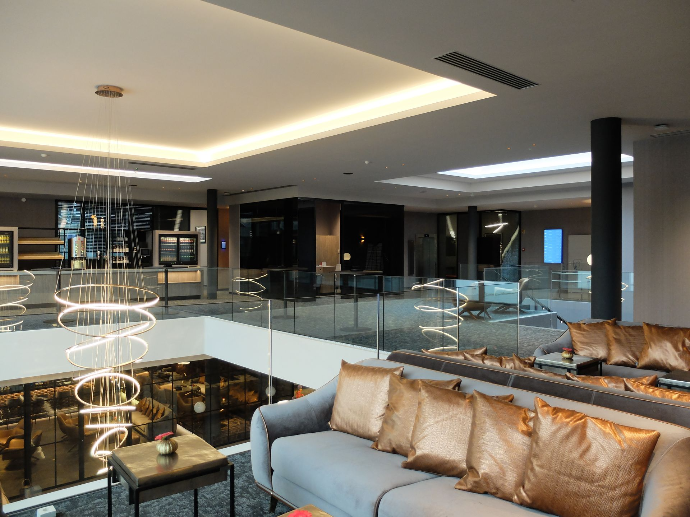 Réception de l'hôtel Van Der Valke