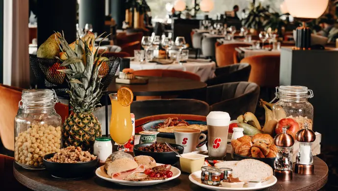 Repas à l'hôtel Van Der Valk